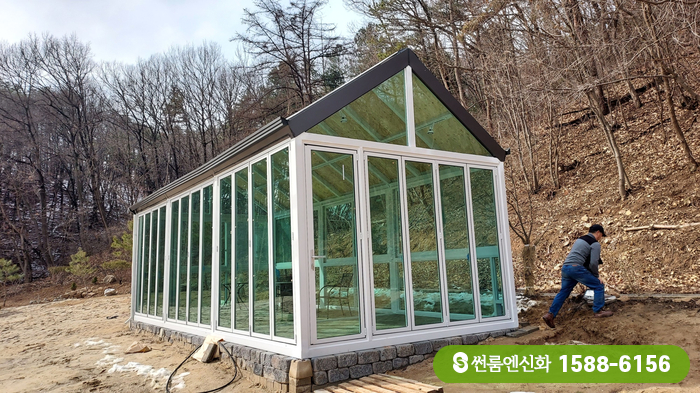 청주 박공 판넬 썬룸 이미지