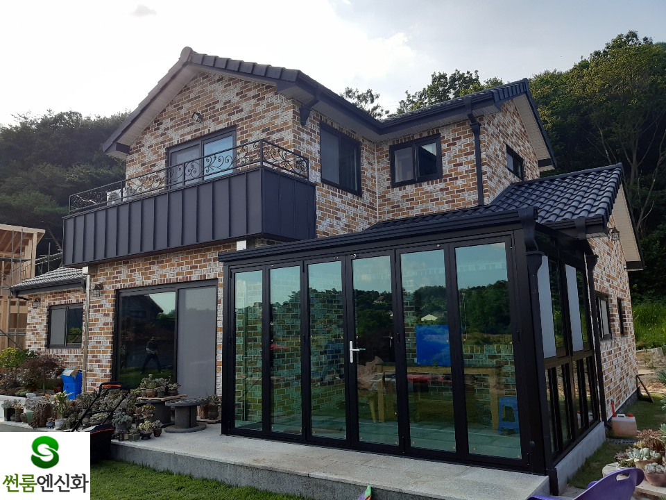 원주 전원주택 테라스 썬룸 이미지