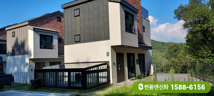 용인 전원주택 썬큰 이미지